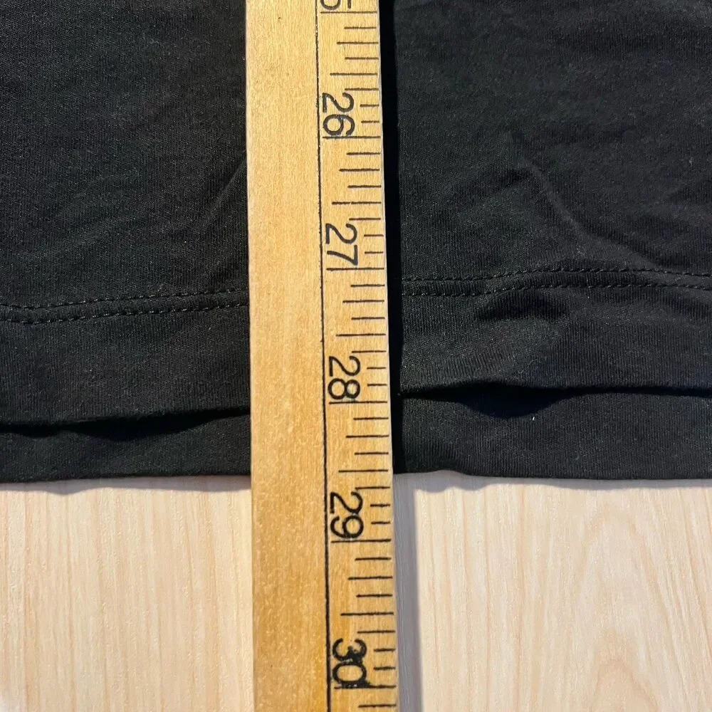 Banana Republic Mens M Basic T-Shirt Black Short Sleeve Cotton Crew Neck Tee